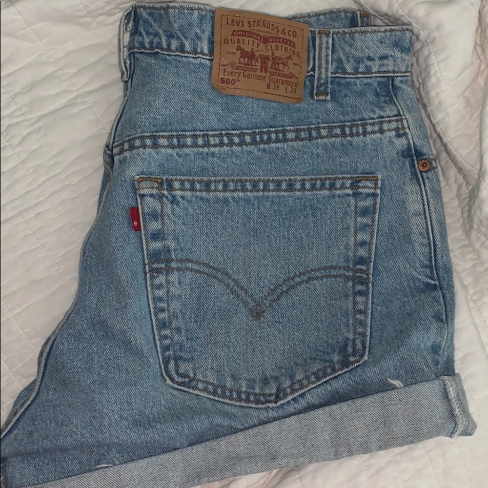 levi 506 mom shorts